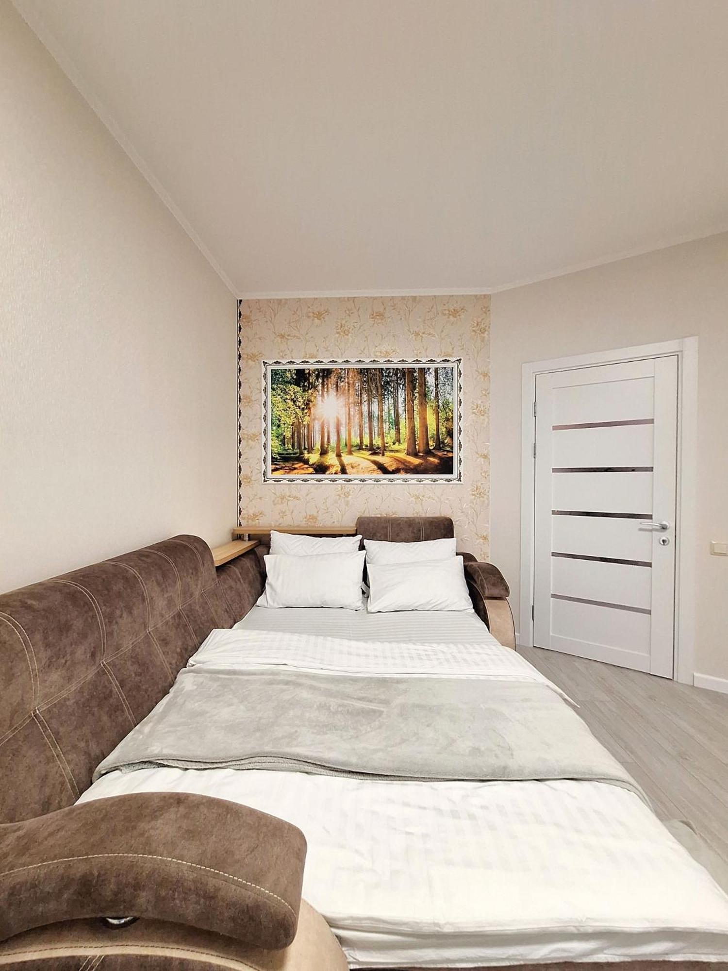 Apartment Alex Apartments: белосніжне ліжечко з безконтактним заселенням Shcherbani